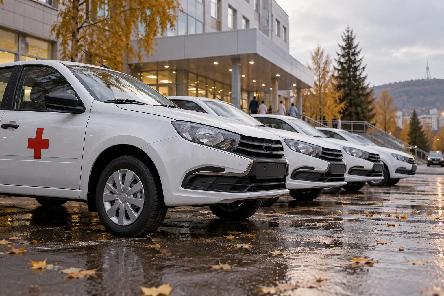 Десять новых автомобилей поступили в районные больницы Красноярского края